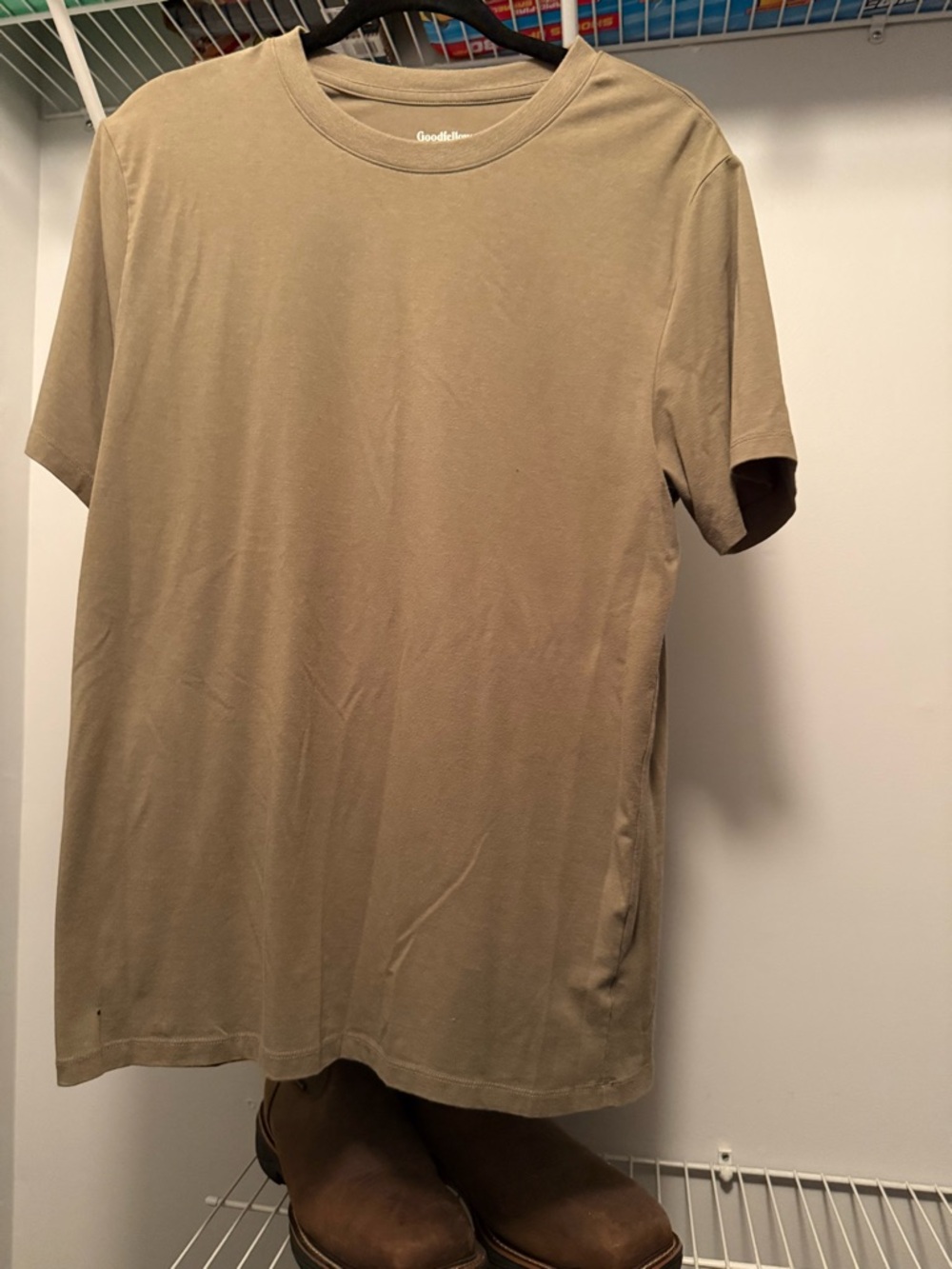 Goodfellow & Co Men's Crewneck Short Sleeve T-Shirt - Olive